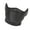 Gray, variant on Breathable Fleece Half Mask Ergonomic Cycling Face Cover for Snowboard Cycling Running Outdoor Activities