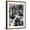 Brown Frame, variant on Art.com Bricklayers Constructing a Building Stretched Canvas Print Wall Art, 24" x 32"