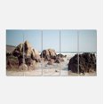 thumbnail image 2 of Large Rocks at Coast Panorama - Extra Large Seashore Canvas Art, 2 of 3