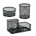 thumbnail image 1 of Pen Holder for Desk, Mesh Wire Organizer, Organizer with 3 compartments +Desk Pen Holder + Small Items Storage Box, 1 of 6