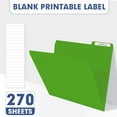 thumbnail image 6 of File Folder, 270 Pack Colored File Folder, 1/3 Cut Tab, Letter Size, Assorted 12 Colors Filing Folder for Office School Business, 6 of 7