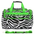thumbnail image 6 of World Traveler 16-inch Carry-On Duffel Bag - Red Trim Zebra, 6 of 7