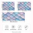 thumbnail image 2 of Yayeee Pillowcase Standard Size Set of 2 Satin Wrinkle Resistant Pillow Case, Purple Art Pattern, 2 of 7