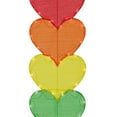 thumbnail image 3 of 63 in. 2D Rainbow Stacked Heart Yard Décor, 3 of 3