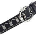 thumbnail image 3 of SWSMCLT Women's Autumn Belt 2025 Groove D Ring Bead Glitter Adjustable Belts Belt Loops Casual All Seasons Black X-Small-Large, 3 of 5