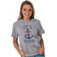 thumbnail image 5 of BCA Pink Ribbon Hope is An Anchor Women's Graphic T Shirt Tees Brisco Brands S, 5 of 5