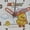 Yellow Umbrella, variant on REGALWOVEN Silent Alarm Clock, Lovely Three-dimensional Duck-Shaped, Silent Non-Tick, Night Light, Fits Guest Room/Bedroom Yellow Umbrella 4.1"L x 1.6"W x 5.5"H