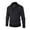 Black, variant on qucoqpe Mens Quarter Zip Sweaters Slim Fit Ribbed Semi-Turtleneck Pullover Casual Long Sleeve Stand Neck Sweater