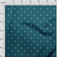 thumbnail image 3 of oneOone Viscose Chiffon Teal Blue Fabric Block Sewing Material Print Fabric By The Yard 42 Inch Wide, 3 of 4