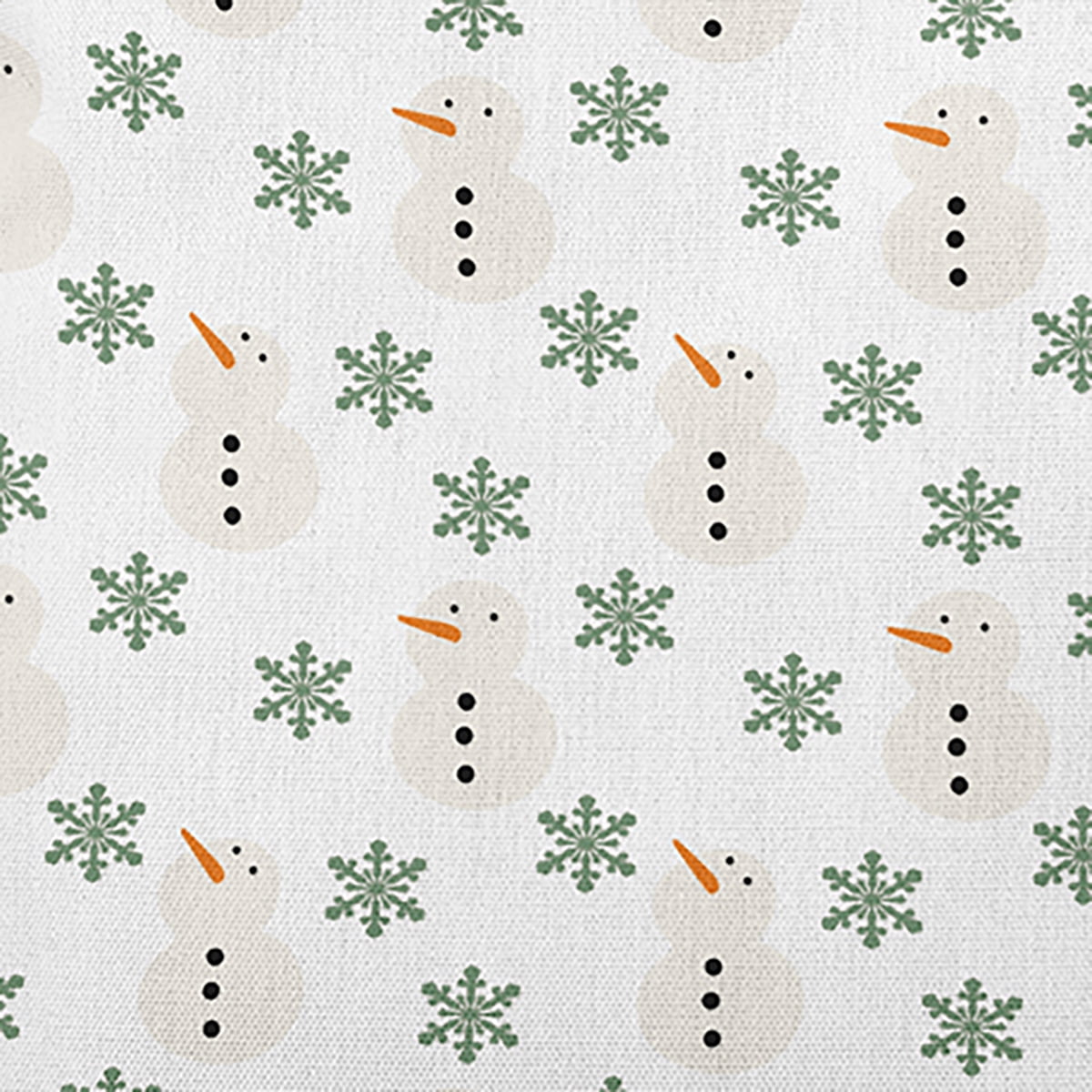 18" x 18" Simply Daisy Snow Men In Snowstorm Polyester Indoor/Outdoor Pillow, Succulent Green Qty 1