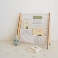 thumbnail image 2 of 3 Sprouts - ivory blueberry recycled fabric book rack, 2 of 5