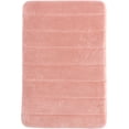 Mainstays Performance Memory Foam Bath Mat, Pearl Blush, 20" x 30