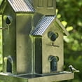thumbnail image 5 of Zaer Ltd. Large Galvanized-Colored Multi-Birdhouse Stakes, Room for 4 Bird Families in Each, 5 of 10