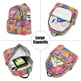 thumbnail image 5 of FORMRS Mini Backpack Purse for Women Travel Daypack Casual Shoulder Bag, Art Map, 5 of 7