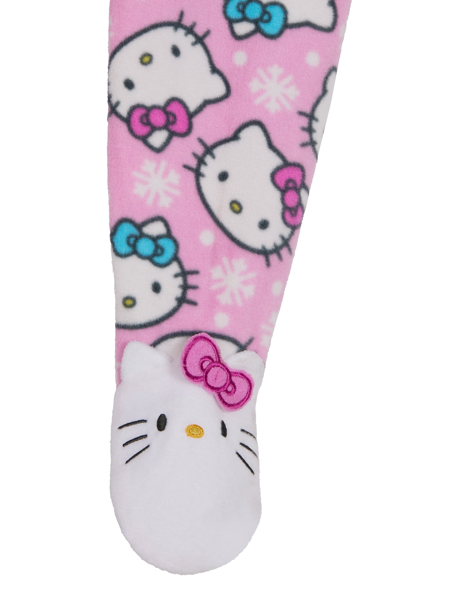 Hello Kitty Toddler One-Piece Footed Blanket Sleeper, Sizes 12M-5T