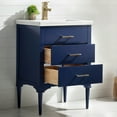 thumbnail image 7 of Design Element Mason 24" Single Sink Bathroom Vanity in Blue, 7 of 7