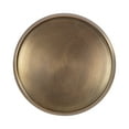 thumbnail image 6 of Kate and Laurel Sanzo Modern Pedestal Drink Table, 9 x 9 x 23, Antique Brass and Black, Decorative End Table with Hammered Tabletop for Use as Small Plant Stand or Living Room Martini Table, 6 of 8