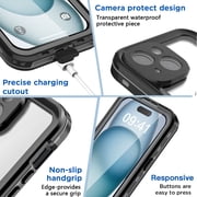 SHELLB0X For iPhone 15 Plus 6.7 inch Case Waterproof Heavy Duty MagSafe Magnetic Rugged Underwater Cover