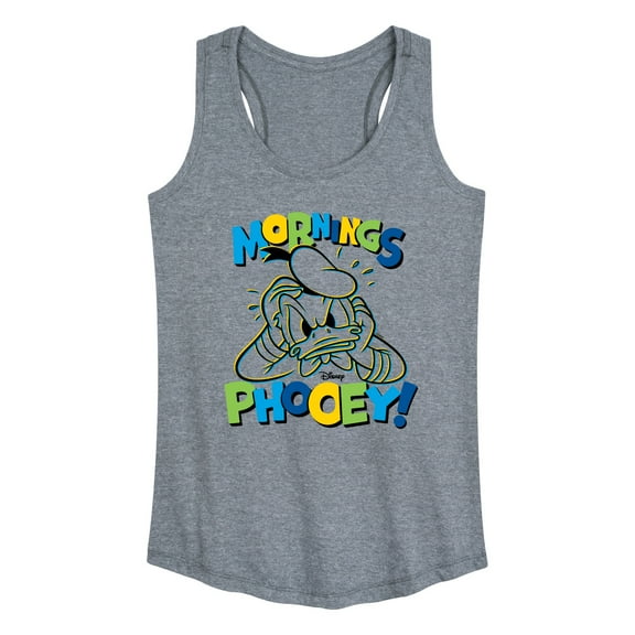 Mickey & Friends - Mornings Phooey - Women's Racerback Tank Top