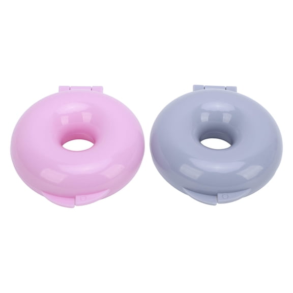 BOKYAN 2‑Pack ABS Donut & Bagel Baking Pan – Nonstick, Flip‑Up Design for Easy Demolding, Versatile for Cakes, Chocolates & Bread