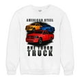 thumbnail image 5 of American Steel Tough Truck Sweatshirt Offroad Pickup 4x4 USA Power Crewneck, 5 of 7