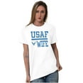 thumbnail image 5 of US Air Force USAF Wife Spouse Women's Graphic T Shirt Tees Brisco Brands X, 5 of 6