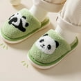 thumbnail image 5 of mgoYE Toddler Slippers Boys Girls Toddler Kids Slippers Bunny Design Indoor Plush Shoes Baby House Slippers|Green 3, 5 of 9