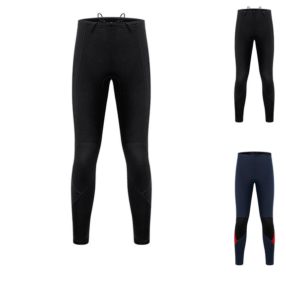 Bovxnpu Men's Swim Pants Men's WetSuits Quickly-Dry Diving Surfing Thermal Swimwear (Men's or Men's Big & Tall)