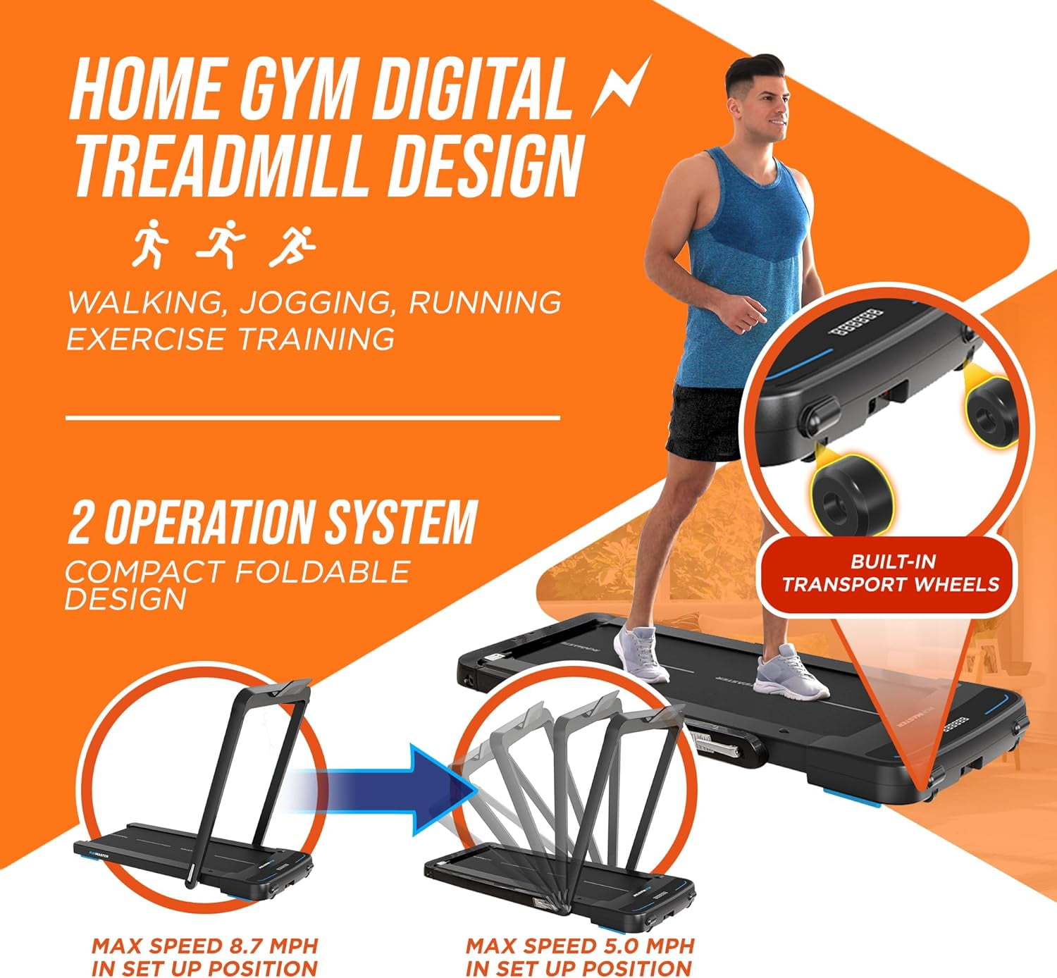 Under Desk Treadmill for Home and Office