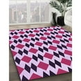 thumbnail image 2 of Ahgly Company Indoor Square Patterned Blossom Pink Area Rugs, 4' Square, 2 of 6