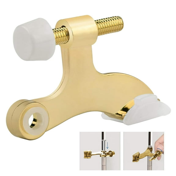 Heavy Duty Alloy Door Stopper Adjustable Top Hinge for Secure Door Control Durable Versatile Easy Install Universal Fit