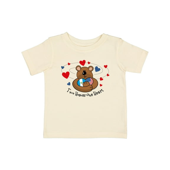 Inktastic 2 Homes 1 Heart Guatemala Boys or Girls Baby T-Shirt