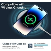 Liquid Silicone Case for iPhone 14 Pro, [True Liquid Silicone] [Anti Fingerprint] 4 Layer Phone Case Protective Cover, Full Coverage Around Camera & Built-in Microfiber, 6.1, Blue