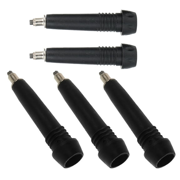 Masteelf 5pcs Trekking Pole Tips Replacement Hiking Experience Universal Carbide Tips DIY Hiking Pole Parts for Trekking Poles Walking Sticks Ski Poles