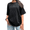 4-Black, variant on Women Caring Mama Wheat Cross Proverbs Faith Script Vintage Washed T-Shirt Crew Neck Relaxed Fit Tops