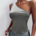 thumbnail image 2 of Sngxgn Women's Slim-Fit Short-Sleeve Crewneck T-Shirt(Grey,XL), 2 of 4