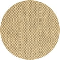 thumbnail image 1 of Ahgly Company Indoor Round Abstract Brown Contemporary Area Rugs, 7' Round, 1 of 4