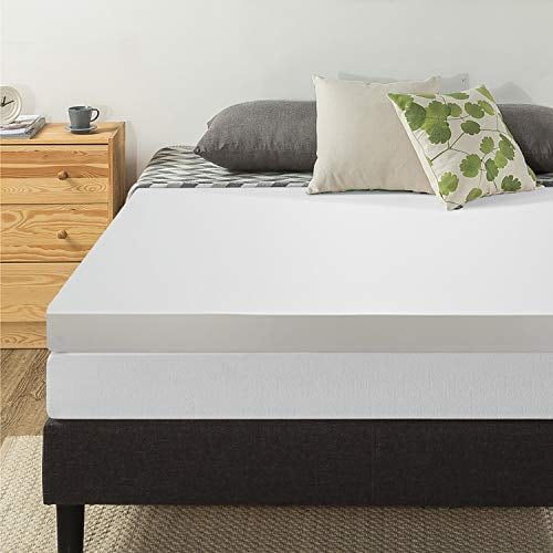 Best Price Mattress 4 Inch Memory Foam Mattress Topper with Cover Calming Green Tea Infusion CertiPUR US Certified Full Walmart