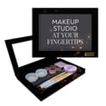 thumbnail image 1 of Z Palette Paleta de maquillaje magnética vacía, extra grande, color negro intenso, con ventana transparente, 1 of 5