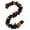 4.9 FT, variant on MInHoues 4.9 Ft Halloween Black Pine Tinsel Garland with Orange Purple Ball Ornaments & Mesh Bows, Bendable Spooky Hanging Vine for Mantel Front Door Wall Haunted House Decor