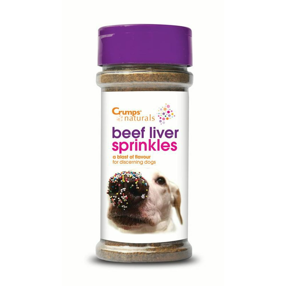 Crumps' Naturals Liver Sprinkles Beef Dry Dog Food Topper, 5.6 Oz