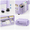 Purple, variant on 2-Tier Computer Monitor Stand Riser with Drawer and 2 Pen Holders, Metal Desk Organizer for Office Supplies, Laptop Stand for Home Office and Desktop Storage