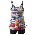 CFLVAEK Two Piece Swimsuits for Women Fashion Summer Print Tankini