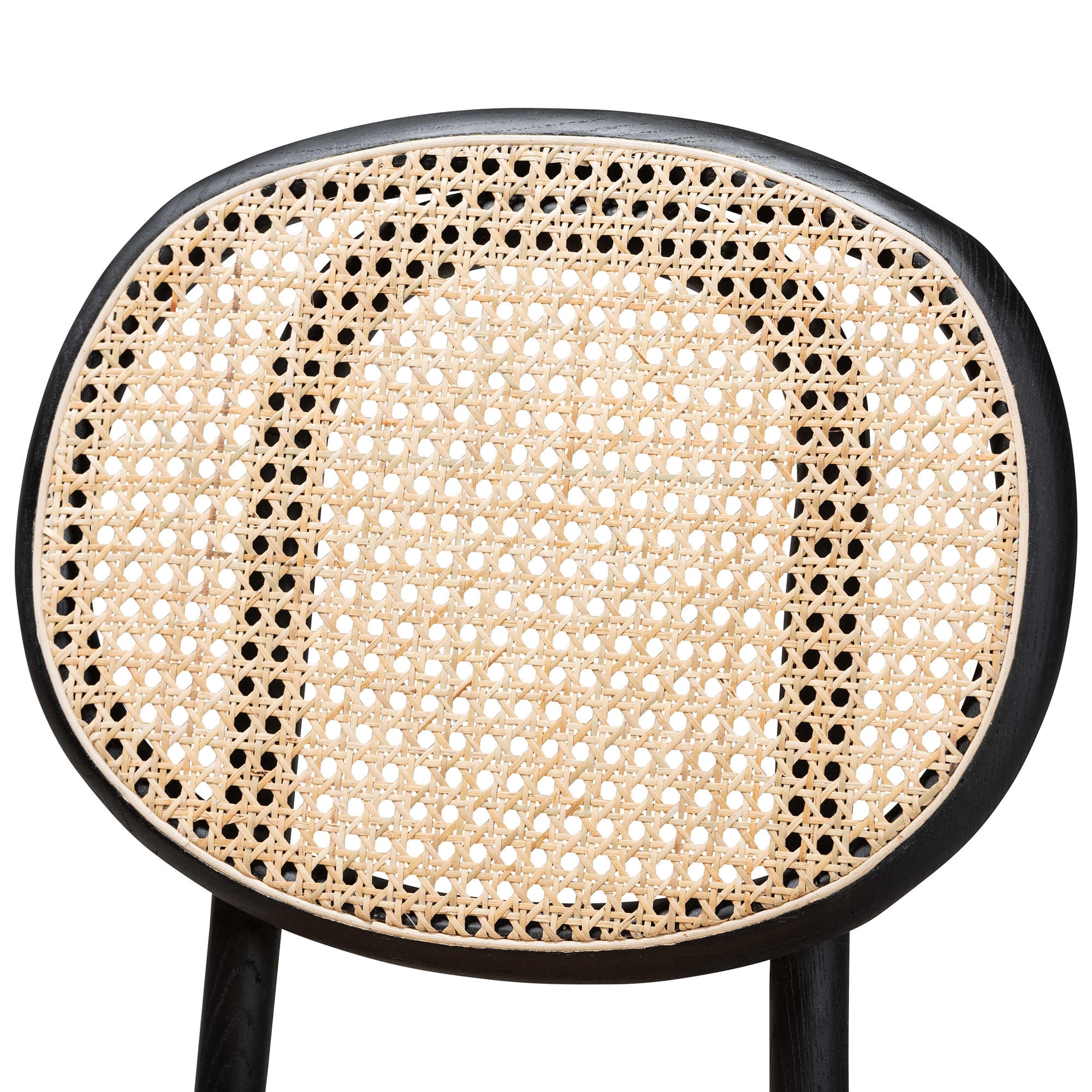 Baxton Studio Garold Dining Chair, Set of 2, Brown