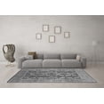 thumbnail image 3 of Ahgly Company Indoor Square Oriental Gray Traditional Area Rugs, 4' Square, 3 of 4