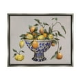 thumbnail image 2 of Stupell Industries Mixed Citrus Fruits Leaves Patterned Pottery Bowl Graphic Art Luster Gray Floating Framed Canvas Print Wall Art, Design by Elizabeth Medley, 2 of 5