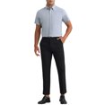thumbnail image 2 of CAMISAS DE VESTIR PARA HOMBRE SÓLIDAS CORTAS DE ALGODÓN AJUSTE REGULAR CON BOTONES CAMISA OXFORD FORMAL M GRIS, 2 of 4