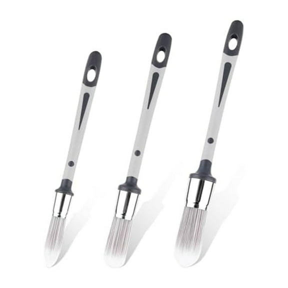 3Pcs Paint Brushes for Walls,0.6,0.8,0.95 Inch Small Trim Paint Brushes Tool Paint Edger for Touch Up House Wall Corners