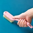 thumbnail image 4 of Long Handled Shoe Brush Household Plastic Shoe Washing Brush Hanging Cleaning Brush No Damage To Shoes Soft No Damage To Clothing Shoe Brush, 4 of 7