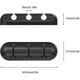 thumbnail image 3 of 2 Pack Cable Clips - Cord Izer, Cable , 6mm Wire H, 3 of 4